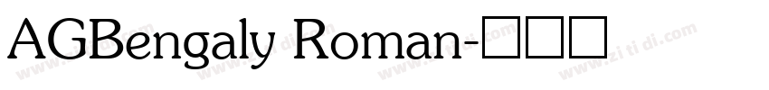 AGBengaly Roman字体转换